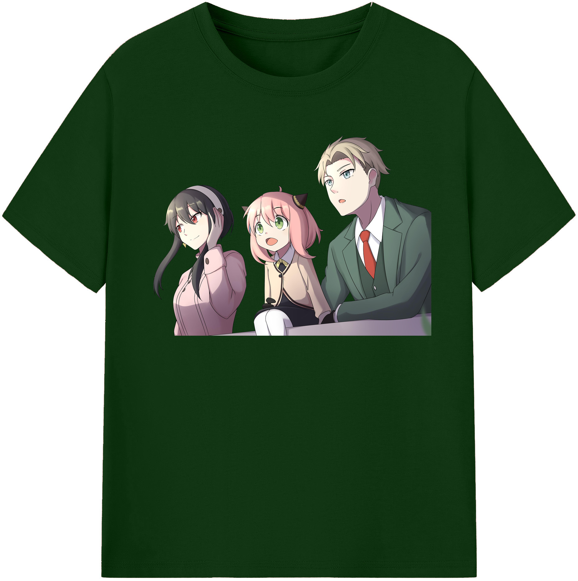 （画像用） SPY×FAMILY间谍家家酒 綿100％半袖Tシャツ（フロントプリント）